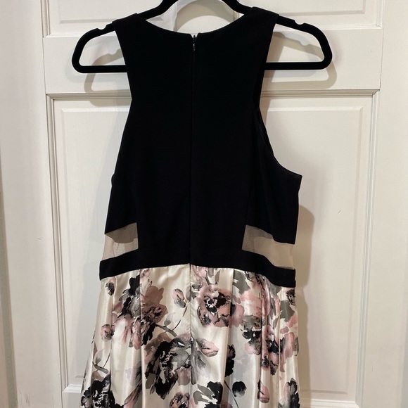 David’s Bridal Blondie Nites by Stacy Sklar Prom Dress black/floral
